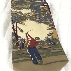 Vintage Italy Silk Van Heusen 417 Golfer Tie 60